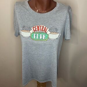 Gray “Central Perk” Graphic T-Shirt, size Large